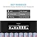 Tenergy TN480U 8-Bay LCD Display Fast Charger for NiMH AA AAA Rechargeable Batteries and 8pcs 2500mah AA Rechargeable Batteries