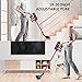 MOOSOO Vacuum Cleaner Corded 17KPa Suction Stick Vacuum 2 in 1 Handheld Vacuum for Hard Floor with 2-Pack HEPA Filters, D600