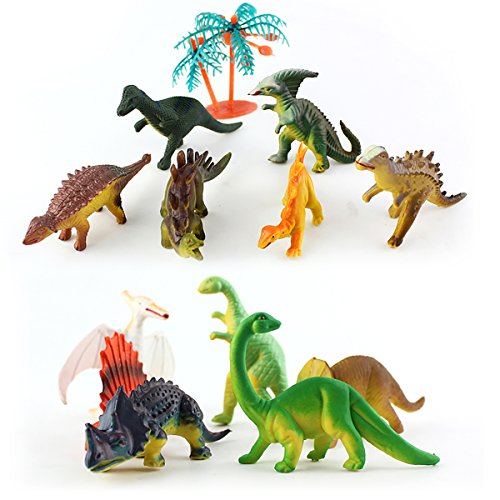 Dreamon Dinosaurier Figuren Spielzeug Set Mini Dino Geburtstag Deko Tortendeko Weihnachten Geschenke Dinosaurier… – Bild 6