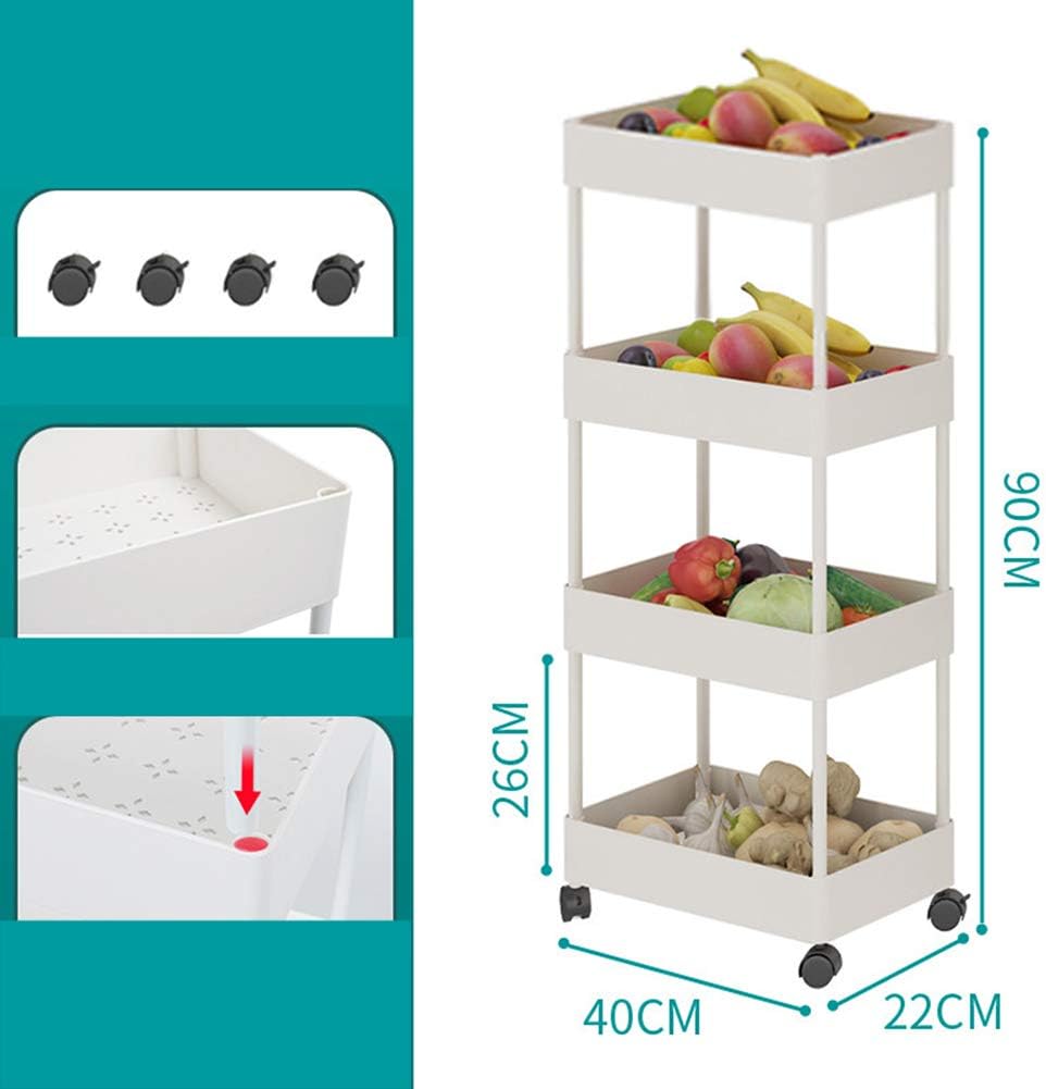 Amazon.de: S-AIM Mikrowelle Wagenständer, Kitchen Utility Storage