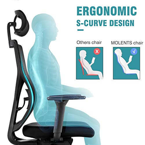 MOLENTS Ergonomic Executive Office Chair HighBack Computer Chair with