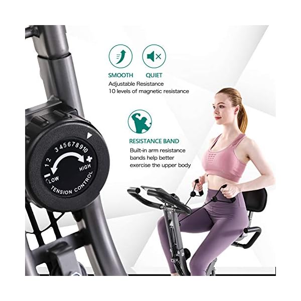 Folding-Exercise-Bike-with-10-Level-Adjustable-Magnetic-Resistance-Upright-and-Recumbent-Foldable-Stationary-Bike-is-The-Perfect-Workout-Bike-for-Home-Use-for-Men-Women Folding Exercise Bike with 10-Level Adjustable Magnetic Resistance | Upright and Recumbent Foldable Stationary Bike is…