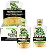 FrogFuel Energized Power Liquid Protein Shot, Energy Shot - Berry - 24 1oz Nano Hydrolyzed Collagen Liquid Protein Shots. Proven 100% Digestibility in <15 Minutes. Complete Protein. Not a Protein Gel.