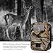 WOSPORTS Trail Camera, 2018 Upgraded 1080P 12MP Hunting Game Camera, Wildlife Camera with Upgraded 850nm IR LEDs Night Vision 65ft, 2.4''LCD IP54 for Home Security Wildlife Monitoring/Hunting