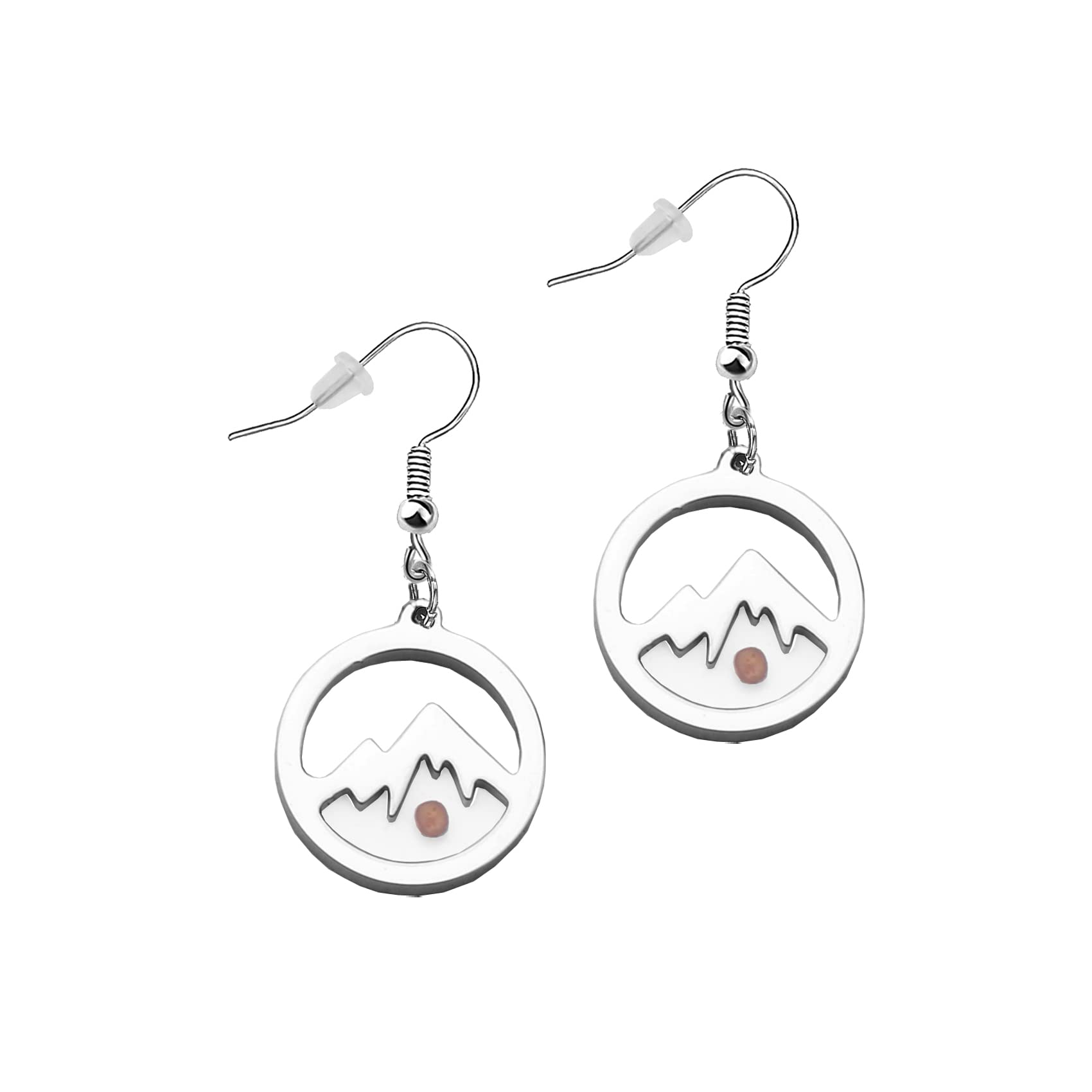 Octjewty Mountain Mustard Seed Jewelry Faith Move Mountains Necklace Bracelet Gift for Christian, Stainless Steel, n