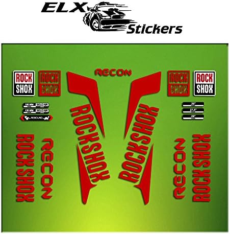 Pegatinas HORQUILLA ROCK SHOX RECON 2016 ELX32 STICKERS AUFKLEBER AUTOCOLLANT ADESIVI BICICLETA CYCLE MTB BIKE 29"