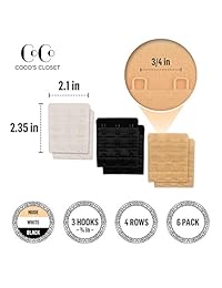 Bra Extender 3 Hooks Band Extension - Soft Comfortable Adjustable for Plus Size - Women’s Bras Accessories