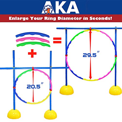 AKA Agility Training Set | Hurdle & Jump Ring| for Dog