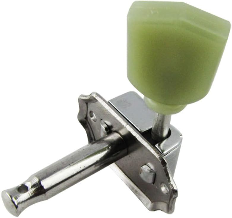 Musiclily 3R3L Vintage Guitar Tuners Tuning Pegs Machine Heads Set for Les Paul SG Style Electric Acoustic Guitar,Chrome - Image 4
