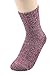 American Trends Mens Athletic Socks Thick Wool Socks for Boy Winter Warm Long Crew Socks for Men 5 Pair Dark Green