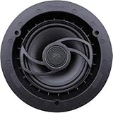 Russound RSF-620 2-Way In-Ceiling/In-Wall High Resolution Speaker With 6.5-Inch Woofer And Edgeless Grille (Black)