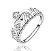 joyliveCY Fashion 925 Sterling Silver Jewelry Imperial Crown Luxury Elegant Party Ring Size 7