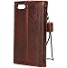 Genuine Leather Case for Apple Iphone 5 5S 5c SE Book Wallet Id soft Holder Cover Credit Cards slots Handmade brown Slim DavisCase