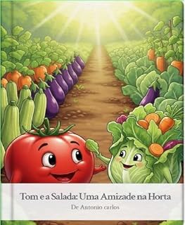 Livro Tom e a Salada: Uma Amizade na horta