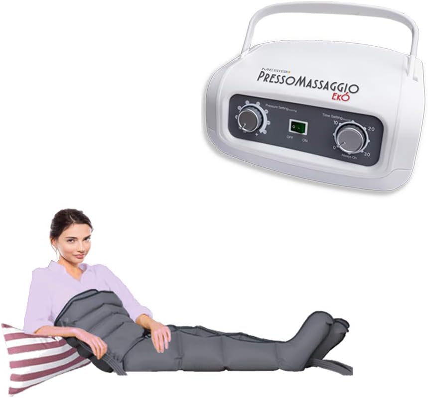 Mesis® PressoMassaggio EkÓ Massage machine with 2 leg boots + Slim Body Kit | Intense massage on the legs and abdomen.