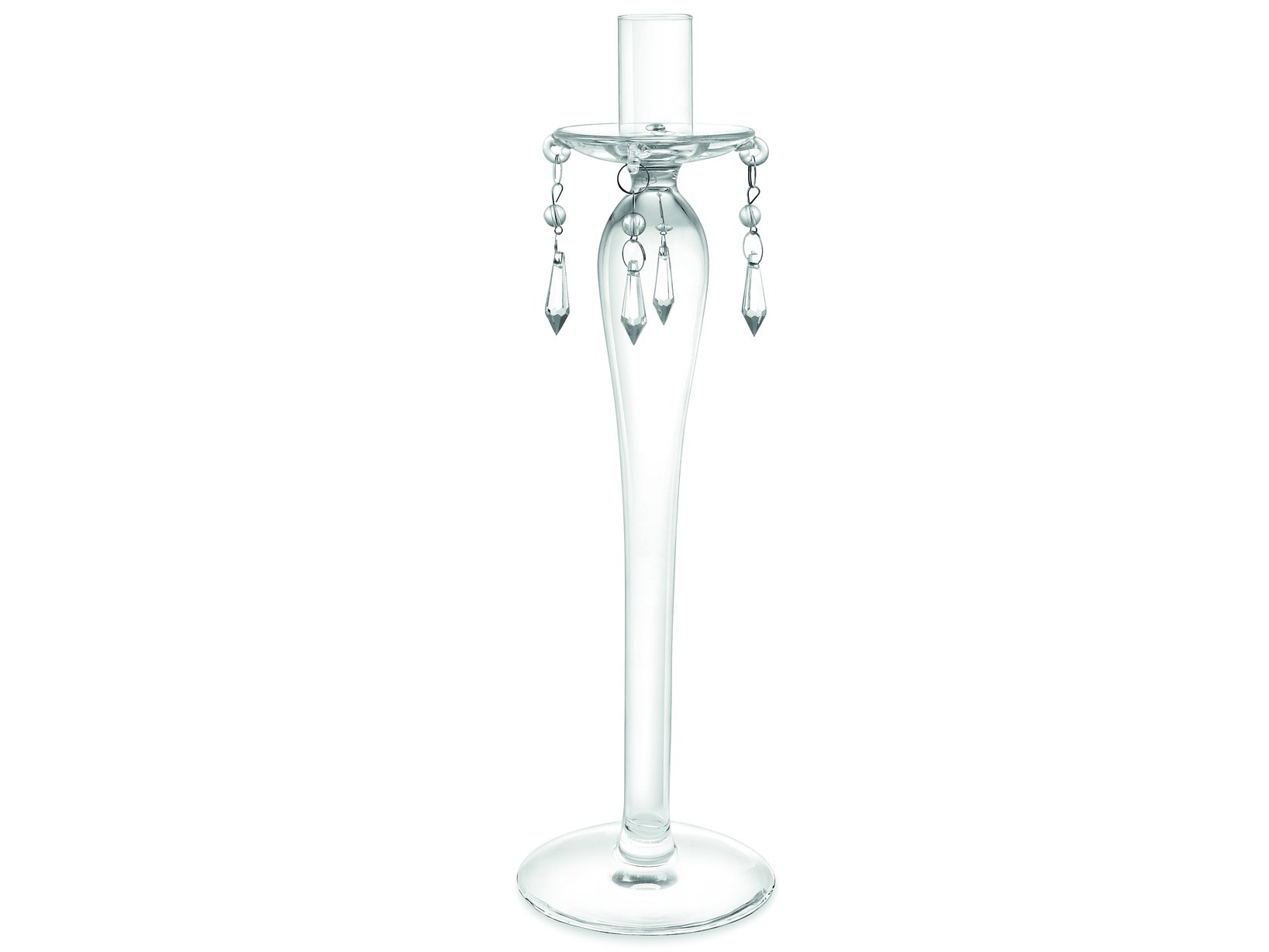 H&H Articoli per la casa, White, 8.5x8.5x31 cm (03674)