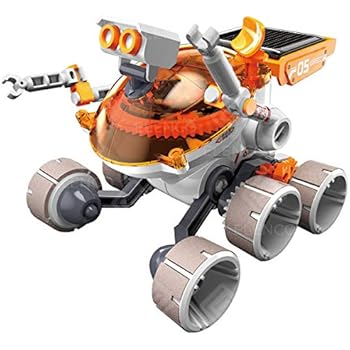 Elenco Teach Tech Solar Rover, Solar Powered Robot, STEM Solar Toys for Kids 8+