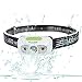 Pulomi Waterproof LED Headlamp USB Rechargeable Headlight Gesture Control Flashlight with Cree XP-G2 LED Adjustable Headband for Outdoor Sport Camping Hiking Climbing Fishing Reading