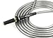 TITAN Garden Hose 25FT - 304 Stainless Steel Metal Water Hose, Flexible, Kink-Free, Lightweight, Durable, Crush Resistant Fittings, Easy to Coil, 500 PSI