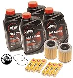 Sea Doo Spark 900 Oil Change Kit W/ Filter O-Ring & NGK Spark Plugs 2 Pack