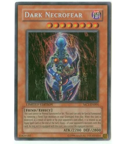 Exodia Necross Yu-Gi-Oh! - Dark Ruler Ha Des (MC1-EN006) - Master  Collection Volume 1 - Limited Edition - Secret Rare Yubel Yugioh