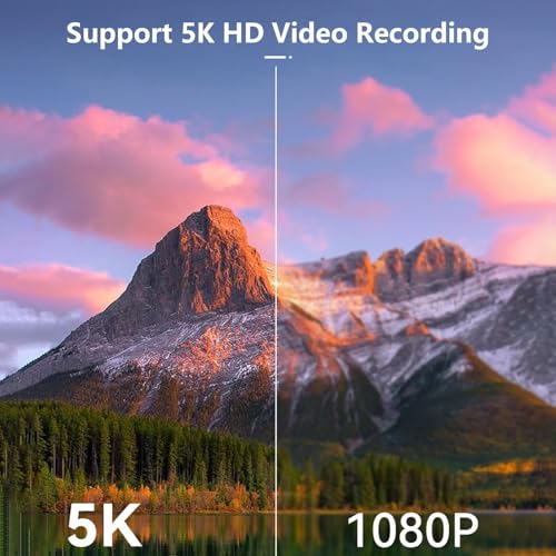 5K Digital Camera, WiFi 75MP Digital Point and Shoot Camera with 18X Zoom Anti Shake, 3" 180°Flip Screen Compact Travel Camera with Flash for Adult Beginner (2 Batteries+ 32GB SD Card) (Black)