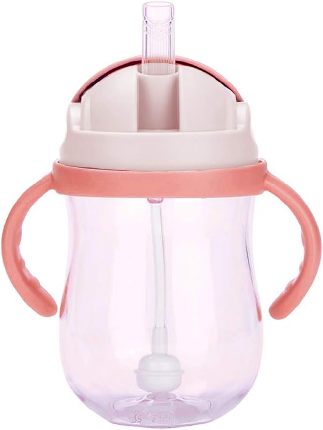 Happymore Babies Water Straw Feeding Bottle, 300 Ml Silicone Cups With