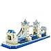 CubicFun 3D London Puzzles Small Britain Architecture Buildings Paper Craft Model Kits Toys for Adults and Teens, Tower Bridge, 52 Pieces