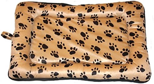 PB PREMIERE BRANDS Pet Bed Crate Pads - Soft Comfortable Top - Tough Water-Resistant Polyester Base for Dogs - Medium