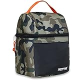 Insulated Lunch Bag With Wide Opening Zipper For Men Boy and Women Girls Kids (Camoflage)