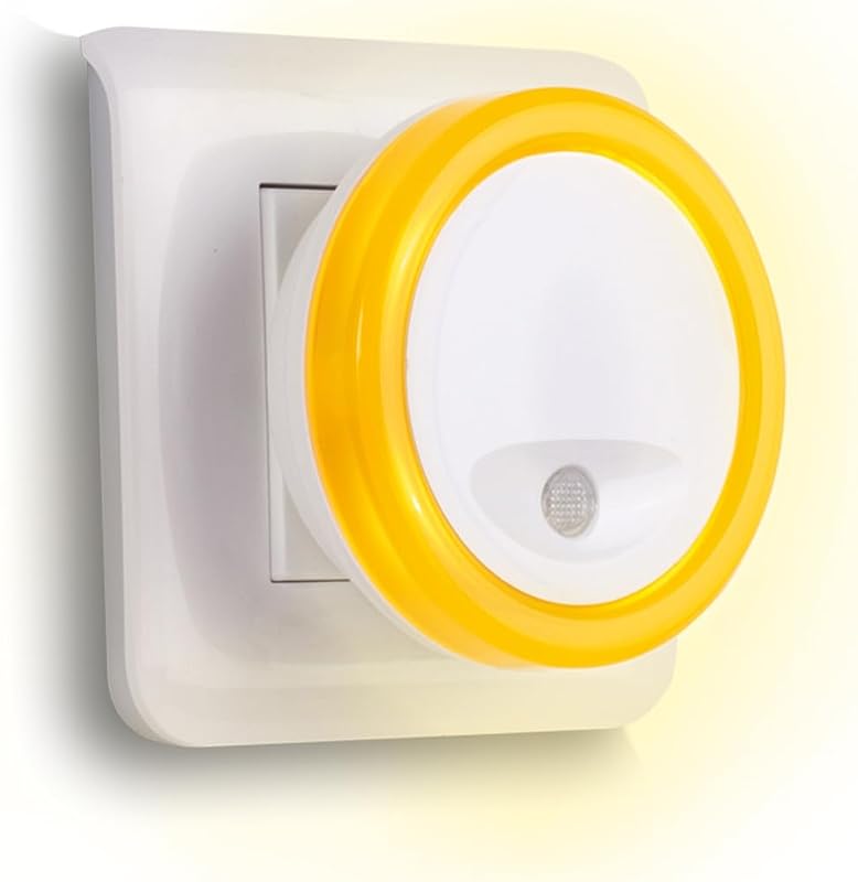 Luz nocturna infantil con sensor crepuscular, Encendido automático- niños