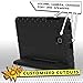 Cooper Dynamo [Rugged Kids CASE] Protective Case for Samsung Tab E 9.6 | Child Proof Cover w/Stand, Handle | SM-T560 T561 T562 T563 T565 T567 (Black)