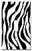 Single Gang Toggle Wall Plate - Zebra Print