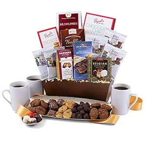 Amazon.com : Coffee & Chocolates Gift Basket Classic : Gourmet Coffee ...