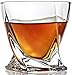 ELIDOMC 10OZ Whiskey Glasses With luxurious Giftbox, Sturdy Set of 4 Cocktail Glasses With Weighted Bottom, Perfect Whiskey Gifts for Men to Drink Whiskey Scotch Cocktail Vodka Bourbon