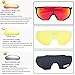 GIEADUN Polarized Cycling Sports Glasses 4 lenses Outdoor Running Sunglasses for Baseball Volleyball Baseball Driving Fishing