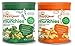 Happy Baby Superfood Munchies Organic Baked Snack 2 Flavor Sampler Bundle: (1) Broccoli, Kale & Cheddar, and (1) Organic Cheddar Cheese With Carrot, 1.63 Oz. Ea.