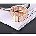 bayite Bling Bands Compatible Fitbit Charge 2, Replacement Metal Bands with Rhinestone Bracelet, Rose Gold