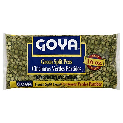 Goya Beans Green Split Peas, Dry, 4 1 Lb Bags (4 Pack) Dried Great