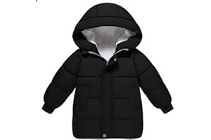Evensu Toddler Boys Girls Winter Coat Warm Fleece Jacket for Kids 1-5T