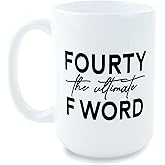 Hogg 40th Birthday Mug, 15oz Ceramic Coffee Mug for 40 Year Old, 50th Birthday Gifts, Funny Gift for 40 Year Old