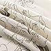 Wake In Cloud - Floral Duvet Cover Set, 100% Cotton Beddings, Botanical Flowers Pattern Printed, with Zipper Closure (3pcs, King Size)