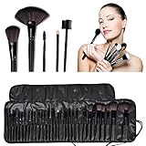 Vetroo Professional 32pcs Makeup Make Up Cosmetic Brushes Set Kit Tools Pro Foundation Eyeshadow Eyeliner Superior Soft with PU Leather Case Pouch