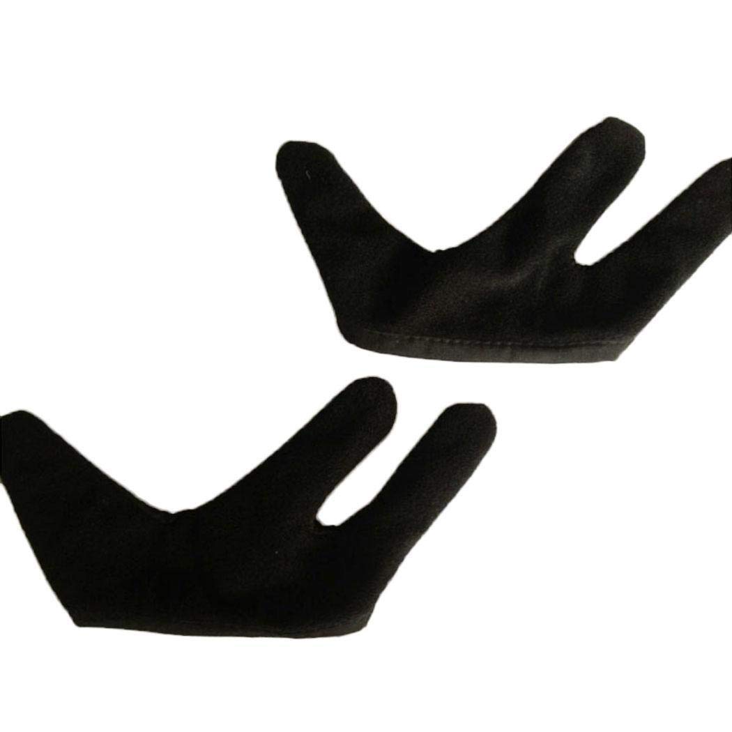 Dickin Hairdressing Three Finger Glove Black Heat Resistant Finger Glove Styling Tools Styling Treatments