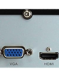 GW Security 4K HD 1920P Grabadora de vídeo de red NVR, compatible con cámaras IP ONVIF en tiempo real de 8MP 5MP 4MP 1080P