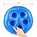 FEEBRIA Inflatable Blue Drink Holders for Pool, Hot Tub, Ocean & River, Cupholder Floaties to Float Your Beverages for Parties & Beach (Single)