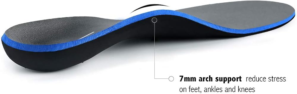 Plantar Fasciitis Feet Insoles Arch Supports Orthotics Inserts Relieve Flat Feet, High Arch, Foot Pain: Shoes