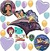 Aladdin Party Supplies Birthday Balloon Decoration Deluxe Bundle with Birthday Card and Aladdin Princess Jasmine Blowout