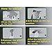 ONMIER 2 Pack Mop and Broom Holder wall mount Garage Organization Hanger Wall Mounted, Hanging Tool Organizer Storage Rack for Home Gard Yard Item - 5 Slots and 6 Hooks