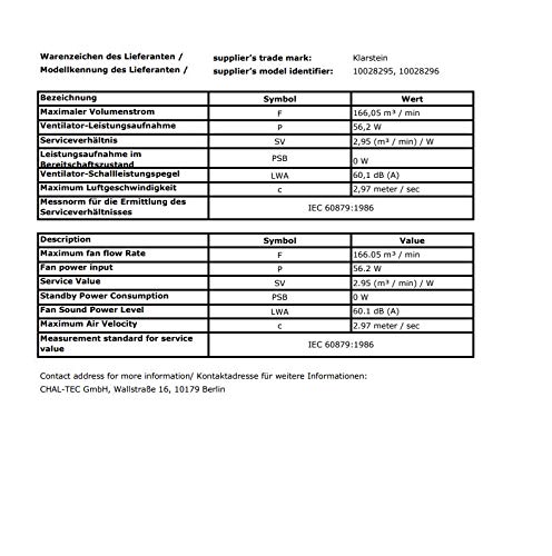 Amazon.de: Klarstein Spin Doctor - Deckenventilator, 3 Flügel